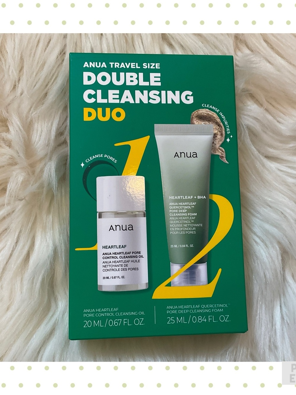 Anua Travel Size Double Cleansing Duo - New in Box